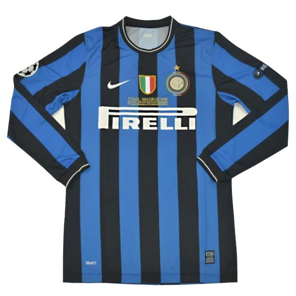 Camiseta Inter Milan Primera equipo ML 2010/11 Azul